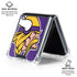 NFL Minnesota Vikings Large Logo Galaxy Z Flip6 Clear Case
