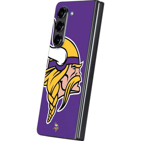 NFL Minnesota Vikings Large Logo Galaxy Z Fold5 5G Skin