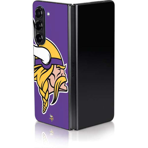 NFL Minnesota Vikings Large Logo Galaxy Z Fold5 5G Skin