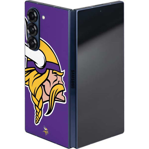 NFL Minnesota Vikings Large Logo Galaxy Z Fold6 Skin