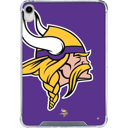 NFL Minnesota Vikings Large Logo iPad 11th Gen (2025) Clear Case