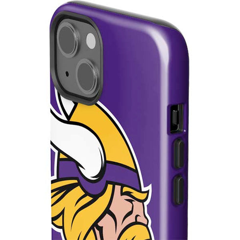 NFL Minnesota Vikings Large Logo iPhone 15 Impact Case