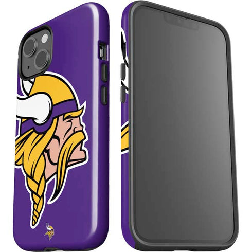 NFL Minnesota Vikings Large Logo iPhone 15 Impact Case