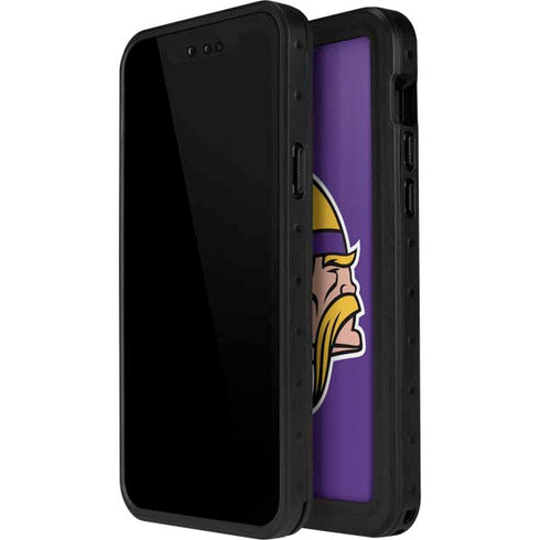 NFL Minnesota Vikings Large Logo iPhone 15 Pro Waterproof Case