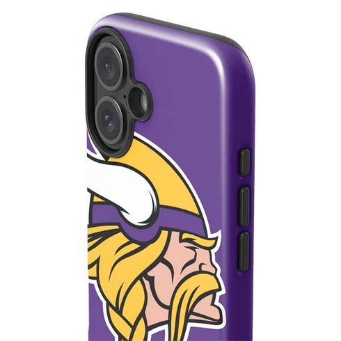 NFL Minnesota Vikings Large Logo iPhone 16 Plus Impact Case