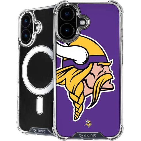 NFL Minnesota Vikings Large Logo iPhone 16 Plus MagSafe Case