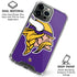 NFL Minnesota Vikings Large Logo iPhone 16 Pro Clear Case