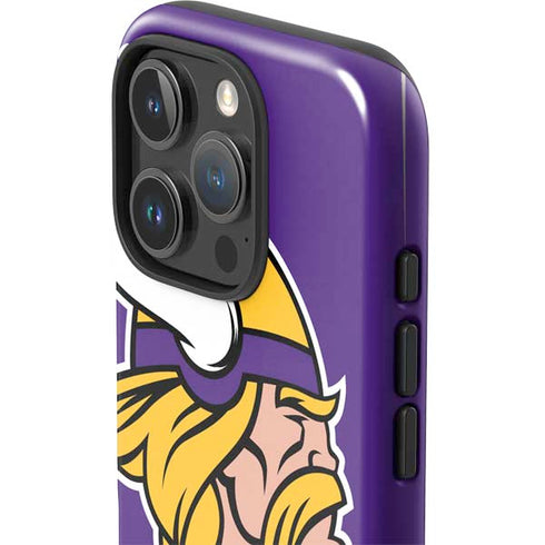 NFL Minnesota Vikings Large Logo iPhone 16 Pro Impact Case