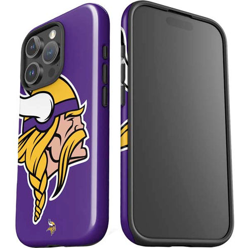 NFL Minnesota Vikings Large Logo iPhone 16 Pro Impact Case
