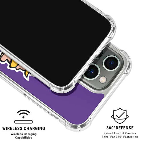 NFL Minnesota Vikings Large Logo iPhone 16 Pro Max Clear Case