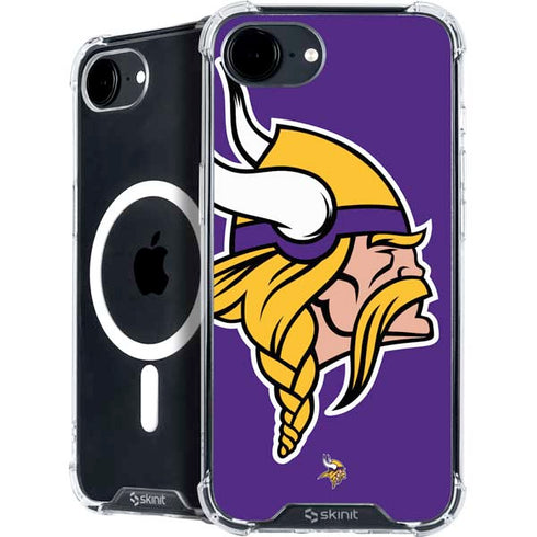 NFL Minnesota Vikings Large Logo iPhone 16e MagSafe Case