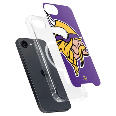 NFL Minnesota Vikings Large Logo iPhone 16e MagSafe Case