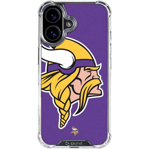 NFL Minnesota Vikings Large Logo iPhone 17 Clear Case