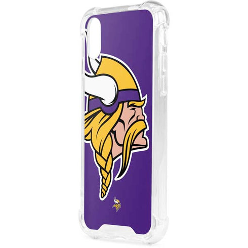 NFL Minnesota Vikings Large Logo iPhone XS Clear Case