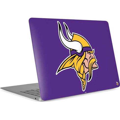 NFL Minnesota Vikings Large Logo Apple MacBook Air Skin