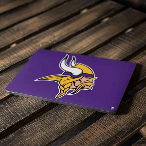 NFL Minnesota Vikings Large Logo Apple MacBook Air Skin