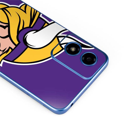NFL Minnesota Vikings Large Logo Moto G Play 4G (2024) Skin
