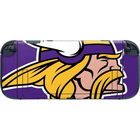 NFL Minnesota Vikings Large Logo Nintendo Switch 2 (2025) with Joy-Con Skin