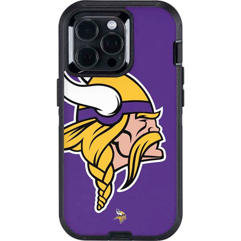 NFL Minnesota Vikings Large Logo Otterbox Defender iPhone Skin