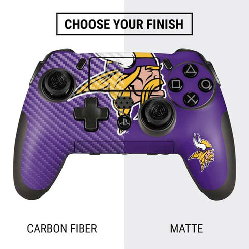 NFL Minnesota Vikings Large Logo PlayStation Scuf Vantage 2 Controller Skin
