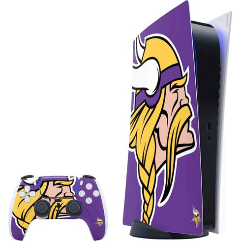 NFL Minnesota Vikings Large Logo PlayStation PS5 Skins