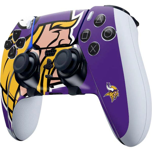 NFL Minnesota Vikings Large Logo PS5 DualSense Edge Pro Controller Skin