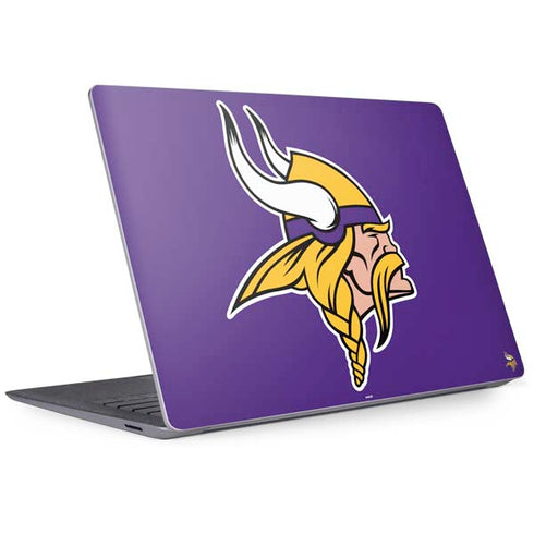 NFL Minnesota Vikings Large Logo Surface Laptop 3 13.5in Skin