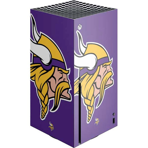 NFL Minnesota Vikings Large Logo Xbox Series X Skins
