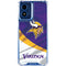 NFL Minnesota Vikings Moto G 5G (2024) Clear Case