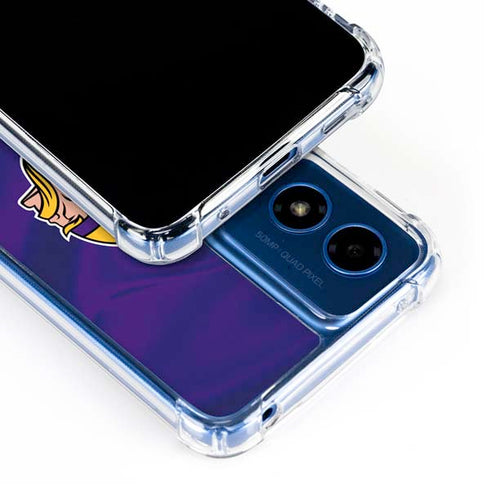 NFL Minnesota Vikings Moto G 5G (2024) Clear Case