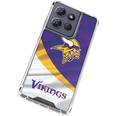 NFL Minnesota Vikings Moto G Power 5G (2025) Clear Case