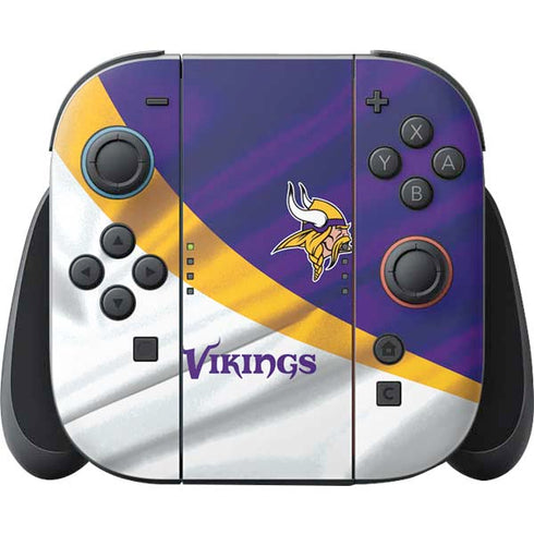 NFL Minnesota Vikings Nintendo Switch 2 (2025) Joy-Con Controller Skin