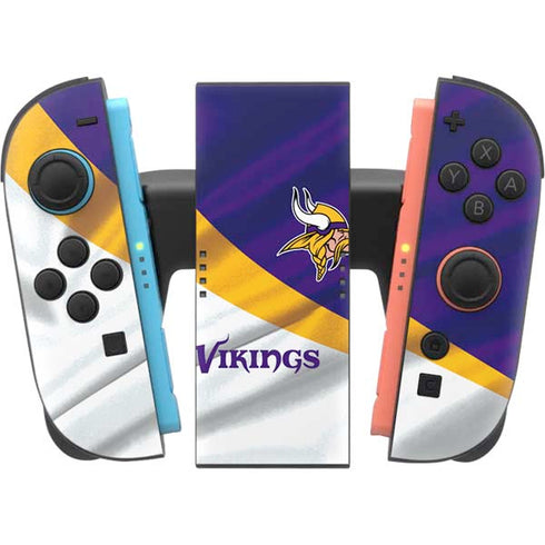 NFL Minnesota Vikings Nintendo Switch 2 (2025) Joy-Con Controller Skin