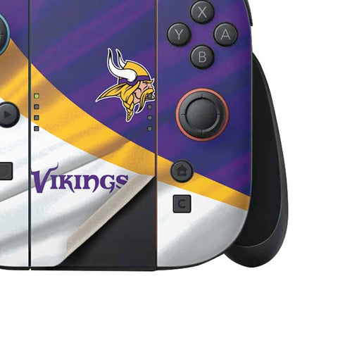 NFL Minnesota Vikings Nintendo Switch 2 (2025) Joy-Con Controller Skin
