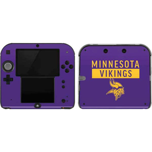 NFL Minnesota Vikings Purple Performance Series Nintendo Skins