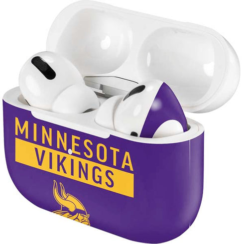 NFL Minnesota Vikings Purple Performance Series AirPods Skins
