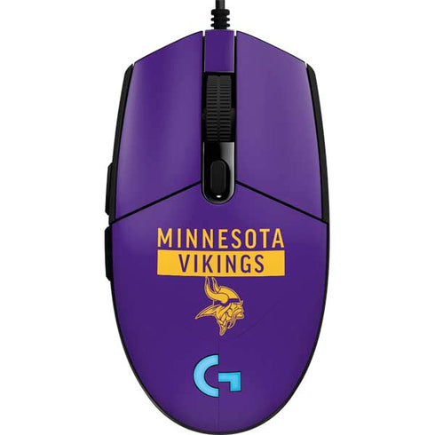 NFL Minnesota Vikings Purple Performance Series G203 Prodigy RGB Wired Gaming Mouse Skin