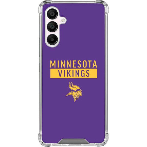 NFL Minnesota Vikings Purple Performance Series Galaxy A16 5G Clear Case