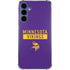 NFL Minnesota Vikings Purple Performance Series Galaxy A35 5G Clear Case