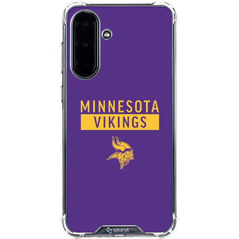 NFL Minnesota Vikings Purple Performance Series Galaxy A36 5G Clear Case