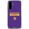 NFL Minnesota Vikings Purple Performance Series Galaxy A36 5G Clear Case