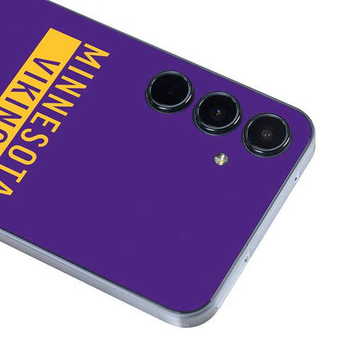 NFL Minnesota Vikings Purple Performance Series Galaxy A36 5G Skin