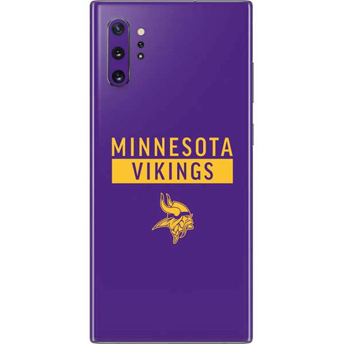 NFL Minnesota Vikings Purple Performance Series Galaxy Note 10 Plus Skin