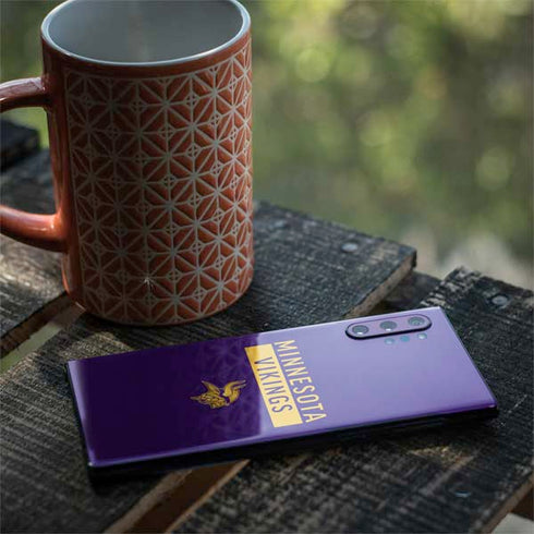 NFL Minnesota Vikings Purple Performance Series Galaxy Note 10 Plus Skin