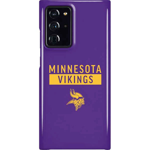 NFL Minnesota Vikings Purple Performance Series Galaxy Cases
