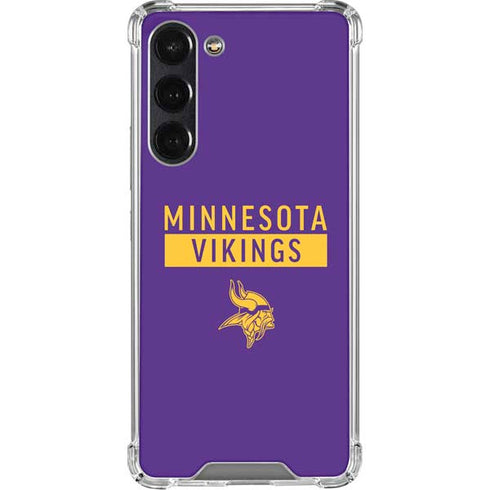 NFL Minnesota Vikings Purple Performance Series Galaxy S24 FE Clear Case