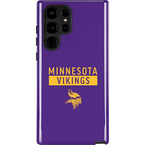 NFL Minnesota Vikings Purple Performance Series Galaxy Cases