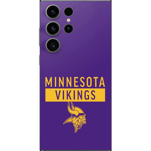 NFL Minnesota Vikings Purple Performance Series Galaxy S25 Ultra Skin