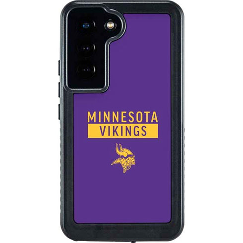 NFL Minnesota Vikings Purple Performance Series Galaxy S24 Waterproof Case