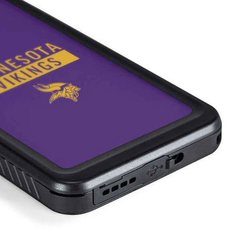 NFL Minnesota Vikings Purple Performance Series Galaxy S24 Waterproof Case